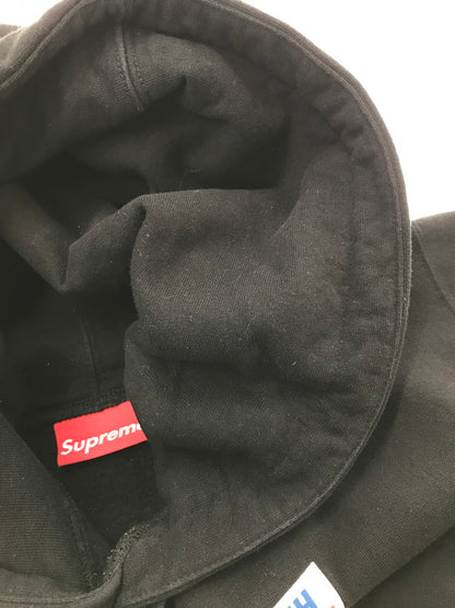 【中古品】【メンズ】 SUPREME シュプリーム 21SS SHINE HOODED SWEATSHIRT シャイン フーデッド スウェットシャツ パーカー 149-260914-na-06-tagh サイズ：M カラー：ブラック 万代Net店