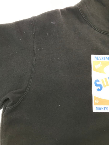 【中古品】【メンズ】 SUPREME シュプリーム 21SS SHINE HOODED SWEATSHIRT シャイン フーデッド スウェットシャツ パーカー 149-260914-na-06-tagh サイズ：M カラー：ブラック 万代Net店