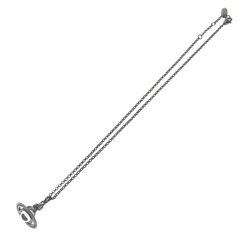 【中古品】【レディース】 VIVIENNE WESTWOOD ヴィヴィアンウエストウッド TINY ORB PENDANT GUNMETAL タイニー オーブ ペンダント ガンメタル ネックレス アクセサリー 192-260907-na-02-tagh カラー：シルバー 万代Net店