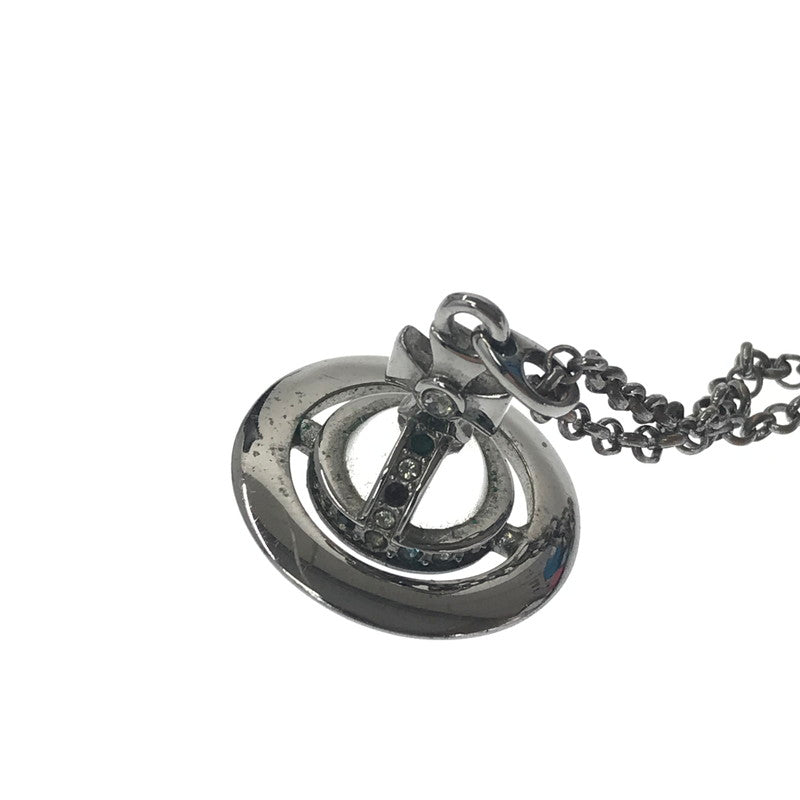 【中古品】【レディース】 VIVIENNE WESTWOOD ヴィヴィアンウエストウッド TINY ORB PENDANT GUNMETAL タイニー オーブ ペンダント ガンメタル ネックレス アクセサリー 192-260907-na-02-tagh カラー：シルバー 万代Net店
