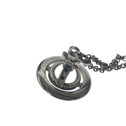 【中古品】【レディース】 VIVIENNE WESTWOOD ヴィヴィアンウエストウッド TINY ORB PENDANT GUNMETAL タイニー オーブ ペンダント ガンメタル ネックレス アクセサリー 192-260907-na-02-tagh カラー：シルバー 万代Net店
