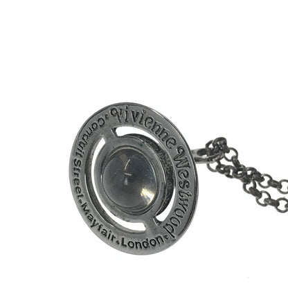 【中古品】【レディース】 VIVIENNE WESTWOOD ヴィヴィアンウエストウッド TINY ORB PENDANT GUNMETAL タイニー オーブ ペンダント ガンメタル ネックレス アクセサリー 192-260907-na-02-tagh カラー：シルバー 万代Net店