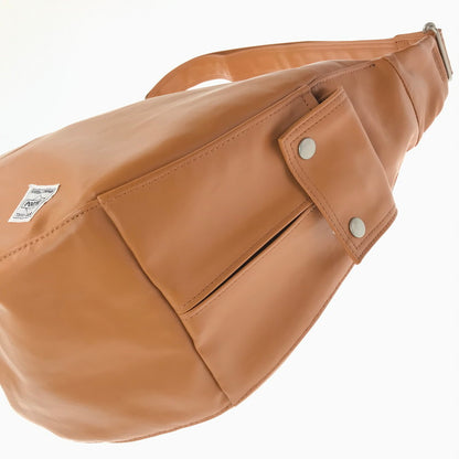【中古品】【メンズ】 PORTER ポーター FREESTYLE SHOULDER BAG CAMEL BROWN フリースタイル ショルダー バッグ 吉田カバン 188-260904-rt-29-tagh カラー：ブラウン 万代Net店