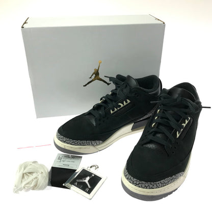 【中古品】【メンズ】 NIKE ナイキ WMNS AIR JORDAN 3 RETRO CK9246-001 ウィメンズ エアジョーダン 3 レトロ スニーカー 靴 160-260908-na-03-tagh サイズ：28.5cm US 11.5 カラー：OFF NOIR/BLACK-SAIL 万代Net店