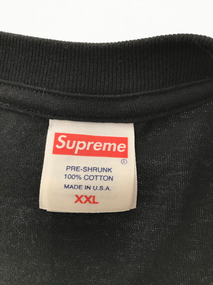 【中古品】【メンズ】 SUPREME シュプリーム×MARK LECKEY マーク・レッキー 23AW GREEN SCREEN TEE グリーン スクリーン Tシャツ 半袖Tシャツ 149-260914-na-05-tagh サイズ：XXL カラー：ブラック 万代Net店