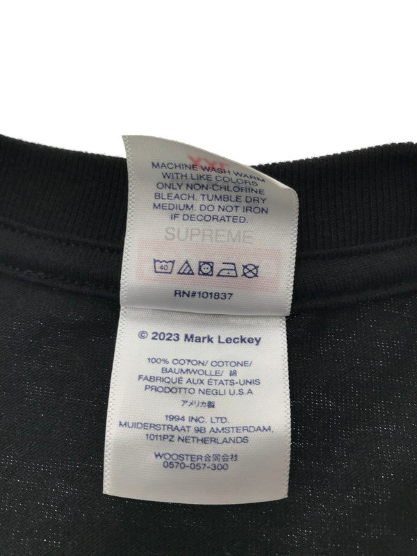 【中古品】【メンズ】 SUPREME シュプリーム×MARK LECKEY マーク・レッキー 23AW GREEN SCREEN TEE グリーン スクリーン Tシャツ 半袖Tシャツ 149-260914-na-05-tagh サイズ：XXL カラー：ブラック 万代Net店