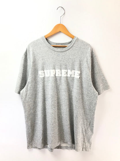 【中古品】【メンズ】 SUPREME シュプリーム 23AW COLLEGIATE S/S TOP カレジエイト Tシャツ 半袖Tシャツ 149-260914-na-03-tagh サイズ：XL カラー：グレー 万代Net店