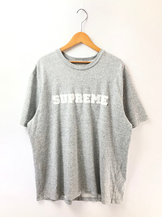 【中古品】【メンズ】 SUPREME シュプリーム 23AW COLLEGIATE S/S TOP カレジエイト Tシャツ 半袖Tシャツ 149-260914-na-03-tagh サイズ：XL カラー：グレー 万代Net店
