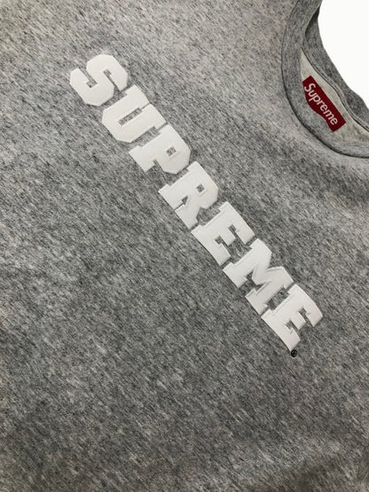 【中古品】【メンズ】 SUPREME シュプリーム 23AW COLLEGIATE S/S TOP カレジエイト Tシャツ 半袖Tシャツ 149-260914-na-03-tagh サイズ：XL カラー：グレー 万代Net店