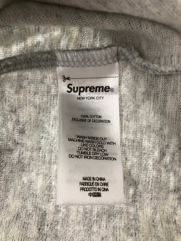 【中古品】【メンズ】 SUPREME シュプリーム 23AW COLLEGIATE S/S TOP カレジエイト Tシャツ 半袖Tシャツ 149-260914-na-03-tagh サイズ：XL カラー：グレー 万代Net店