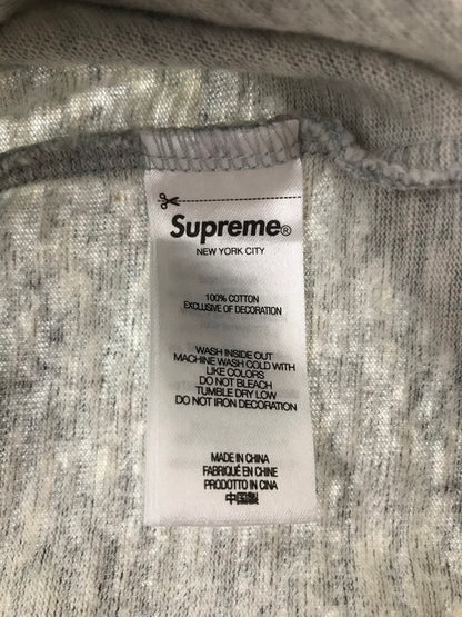 【中古品】【メンズ】 SUPREME シュプリーム 23AW COLLEGIATE S/S TOP カレジエイト Tシャツ 半袖Tシャツ 149-260914-na-03-tagh サイズ：XL カラー：グレー 万代Net店