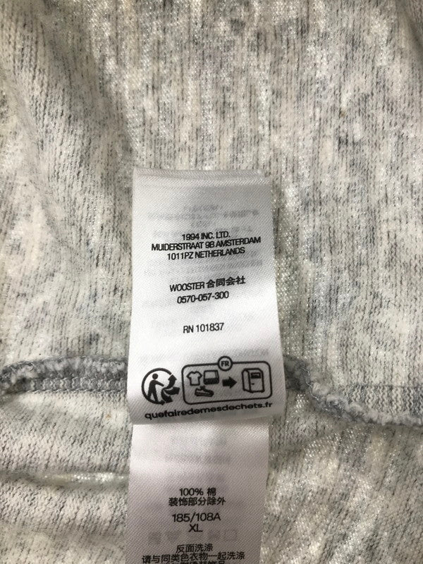 【中古品】【メンズ】 SUPREME シュプリーム 23AW COLLEGIATE S/S TOP カレジエイト Tシャツ 半袖Tシャツ 149-260914-na-03-tagh サイズ：XL カラー：グレー 万代Net店
