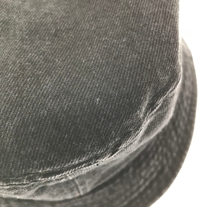 【中古品】【メンズ】 SUPREME シュプリーム 25SS DENIM CRUSHER HAT デニム クラッシャー ハット 帽子 185-260914-na-08-tagh サイズ：MEDIUM/LARGE カラー：ブラック 万代Net店