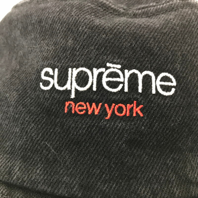 【中古品】【メンズ】 SUPREME シュプリーム 25SS DENIM CRUSHER HAT デニム クラッシャー ハット 帽子 185-260914-na-08-tagh サイズ：MEDIUM/LARGE カラー：ブラック 万代Net店
