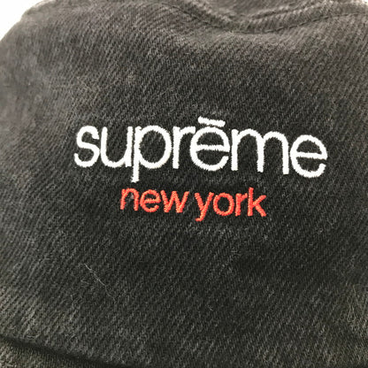 【中古品】【メンズ】 SUPREME シュプリーム 25SS DENIM CRUSHER HAT デニム クラッシャー ハット 帽子 185-260914-na-08-tagh サイズ：MEDIUM/LARGE カラー：ブラック 万代Net店