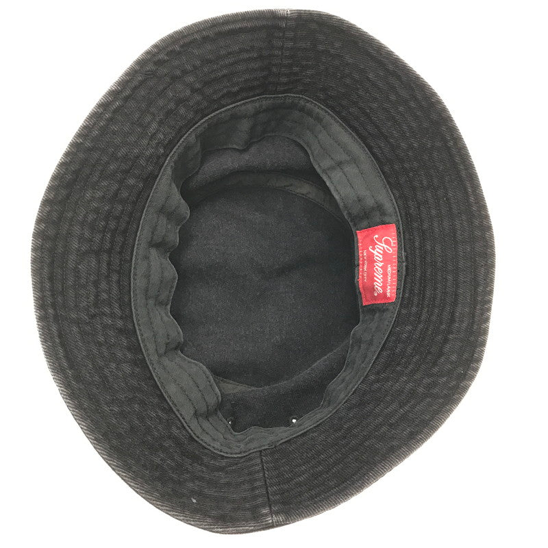 【中古品】【メンズ】 SUPREME シュプリーム 25SS DENIM CRUSHER HAT デニム クラッシャー ハット 帽子 185-260914-na-08-tagh サイズ：MEDIUM/LARGE カラー：ブラック 万代Net店