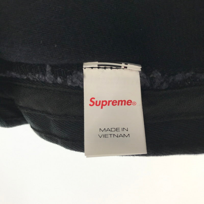 【中古品】【メンズ】 SUPREME シュプリーム 25SS DENIM CRUSHER HAT デニム クラッシャー ハット 帽子 185-260914-na-08-tagh サイズ：MEDIUM/LARGE カラー：ブラック 万代Net店