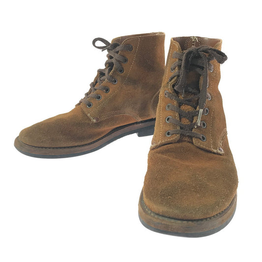 【中古品】【メンズ】 BENCH BUILT ベンチ ビルド SUEDE LACE UP BOOTS BROWN E4969 メキシコ製 スエード レース アップ ブーツ 靴 164-260923-rt-29-tagh サイズ：US8 カラー：ブラウン 万代Net店