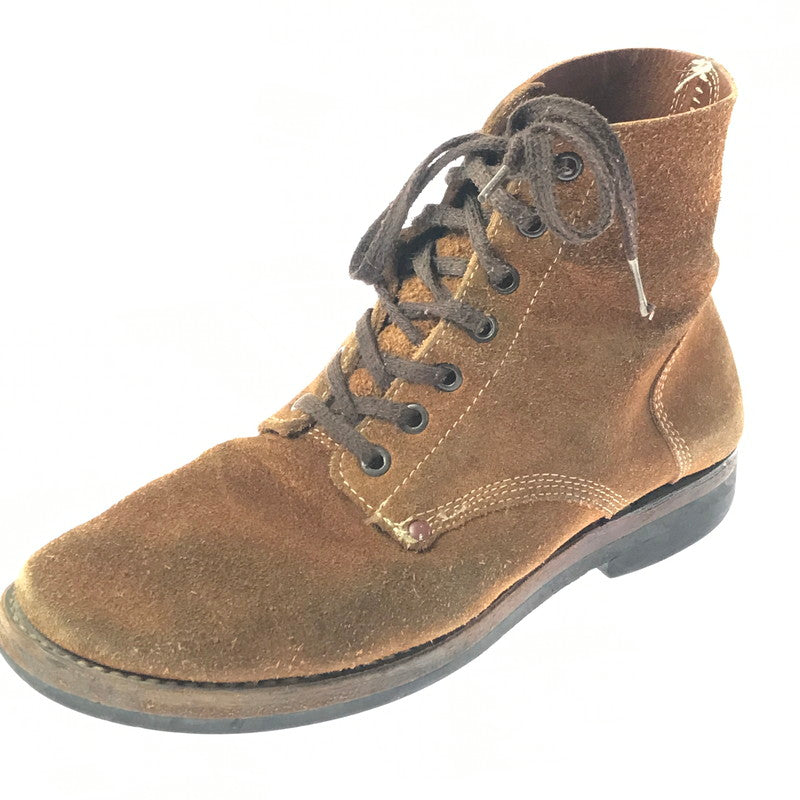 【中古品】【メンズ】 BENCH BUILT ベンチ ビルド SUEDE LACE UP BOOTS BROWN E4969 メキシコ製 スエード レース アップ ブーツ 靴 164-260923-rt-29-tagh サイズ：US8 カラー：ブラウン 万代Net店