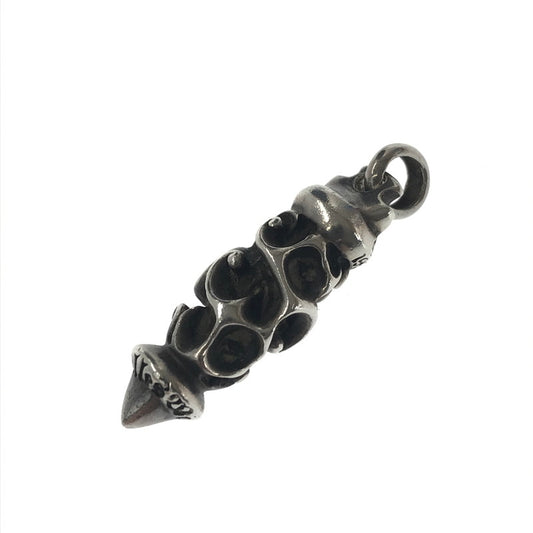 【中古品】【メンズ】 WILLIAM WALLES ウィリアムウォレス SV925 THUNDER SPEAR PENDANT WWP-035 BK サンダー スピア ペンダント トップ アクセサリー 192-260907-na-08-tagh カラー：シルバー 万代Net店