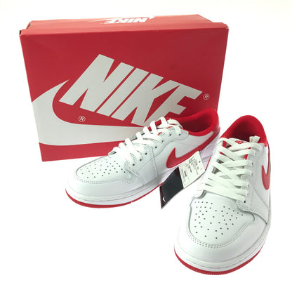 【中古美品】【メンズ】 NIKE ナイキ AIR JORDAN 1 RETRO LOW OG CZ0790-161 エアジョーダン 1 レトロ ロー スニーカー 靴 160-260908-na-02-tagh サイズ：27cm US 9 カラー：WHITE/UNIVERSITY RED-WHITE 万代Net店