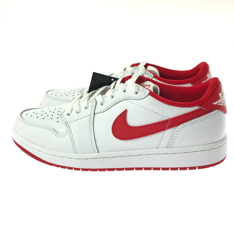 【中古美品】【メンズ】 NIKE ナイキ AIR JORDAN 1 RETRO LOW OG CZ0790-161 エアジョーダン 1 レトロ ロー スニーカー 靴 160-260908-na-02-tagh サイズ：27cm US 9 カラー：WHITE/UNIVERSITY RED-WHITE 万代Net店