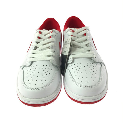 【中古美品】【メンズ】 NIKE ナイキ AIR JORDAN 1 RETRO LOW OG CZ0790-161 エアジョーダン 1 レトロ ロー スニーカー 靴 160-260908-na-02-tagh サイズ：27cm US 9 カラー：WHITE/UNIVERSITY RED-WHITE 万代Net店
