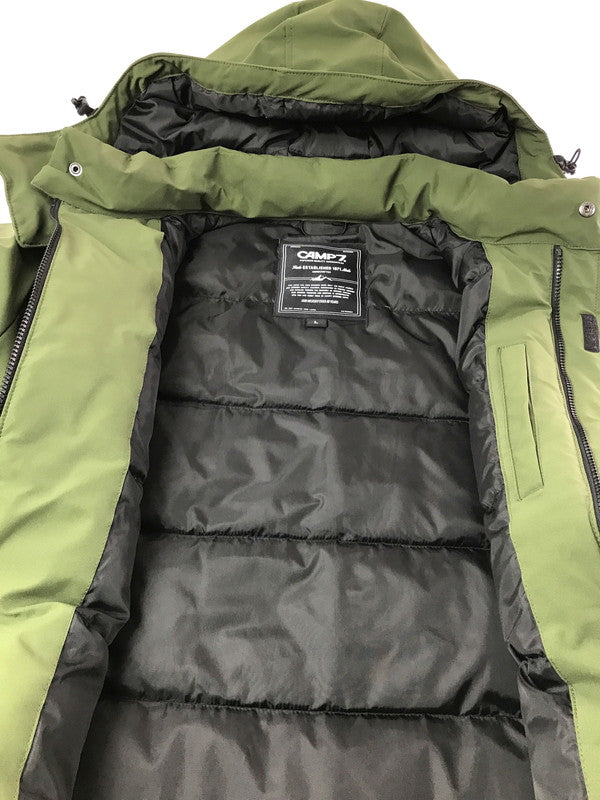 【中古品】【メンズ】 CAMP7 キャンプセブン DOWN JACKET CP4301616103 ダウンジャケット アウター 144-260920-na-06-tagh サイズ：L カラー：カーキ 万代Net店