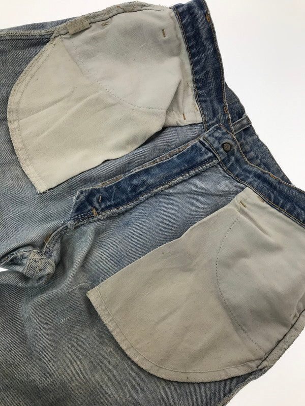 【現状渡し品】【メンズ】 LEVI'S リーバイス 推定70～80's REMAKE DENIM PANTS 646 推定70～80年代 リメイク デニム パンツ ジーパン ボトムス ヴィンテージ 157-260913-rt-08-tagh サイズ：不明 下記参照 カラー：インディゴ 万代Net店