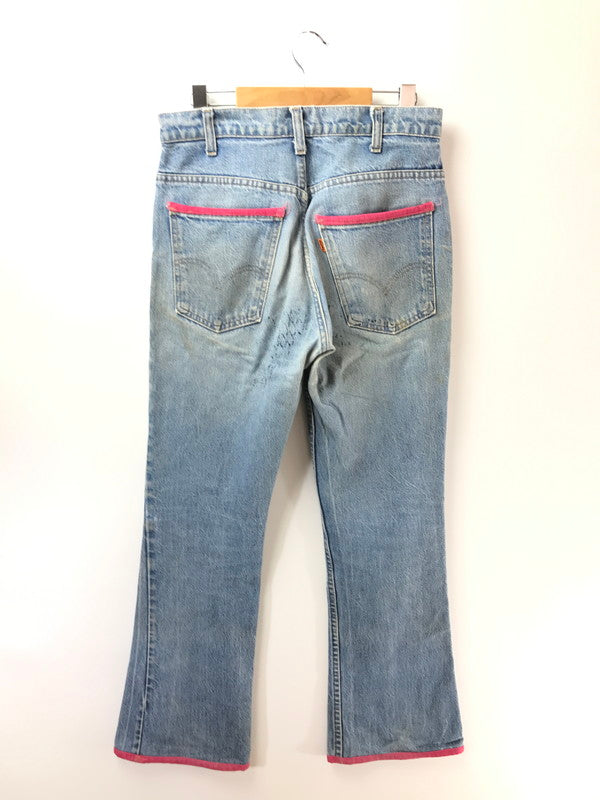 【現状渡し品】【メンズ】 LEVI'S リーバイス 推定70～80's REMAKE DENIM PANTS 646 推定70～80年代 リメイク デニム パンツ ジーパン ボトムス ヴィンテージ 157-260913-rt-08-tagh サイズ：不明 下記参照 カラー：インディゴ 万代Net店