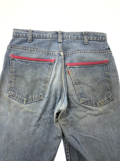 【現状渡し品】【メンズ】 LEVI'S リーバイス 推定70～80's REMAKE DENIM PANTS 646 推定70～80年代 リメイク デニム パンツ ジーパン ボトムス ヴィンテージ 157-260913-rt-08-tagh サイズ：不明 下記参照 カラー：インディゴ 万代Net店