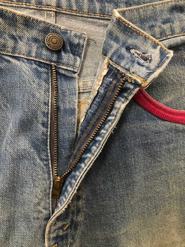 【現状渡し品】【メンズ】 LEVI'S リーバイス 推定70～80's REMAKE DENIM PANTS 646 推定70～80年代 リメイク デニム パンツ ジーパン ボトムス ヴィンテージ 157-260913-rt-08-tagh サイズ：不明 下記参照 カラー：インディゴ 万代Net店