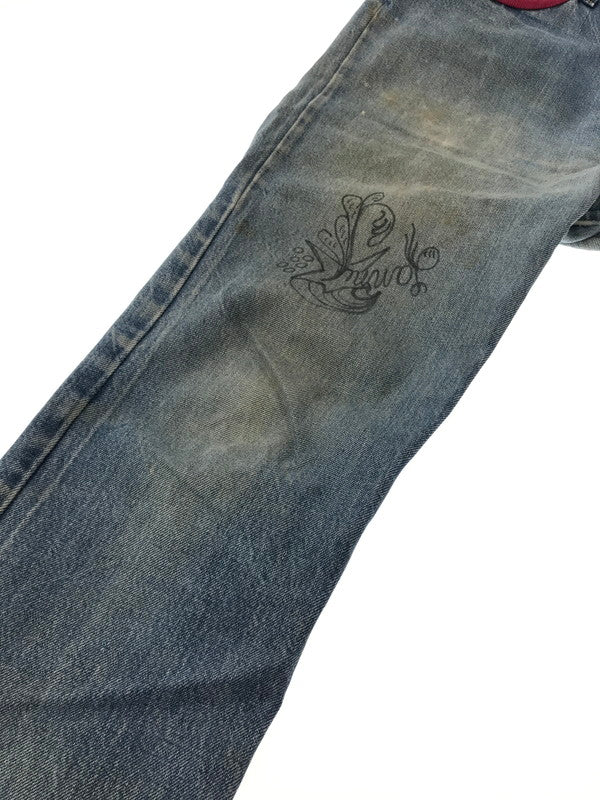 【現状渡し品】【メンズ】 LEVI'S リーバイス 推定70～80's REMAKE DENIM PANTS 646 推定70～80年代 リメイク デニム パンツ ジーパン ボトムス ヴィンテージ 157-260913-rt-08-tagh サイズ：不明 下記参照 カラー：インディゴ 万代Net店
