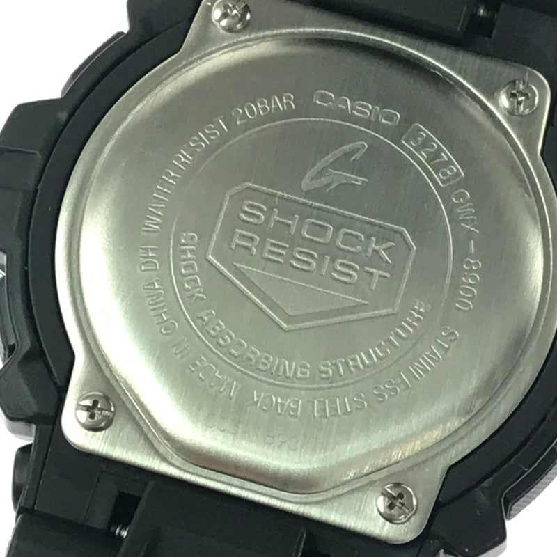 【中古品】【メンズ】 G-SHOCK ジーショック G-LIDE GWX-8900 SERIES DIGITAL TOUGH SOLAR WATCH GWX-8900-1JF デジタル タフソーラー 腕時計 196-260912-na-01-tagh カラー：ブラック 万代Net店