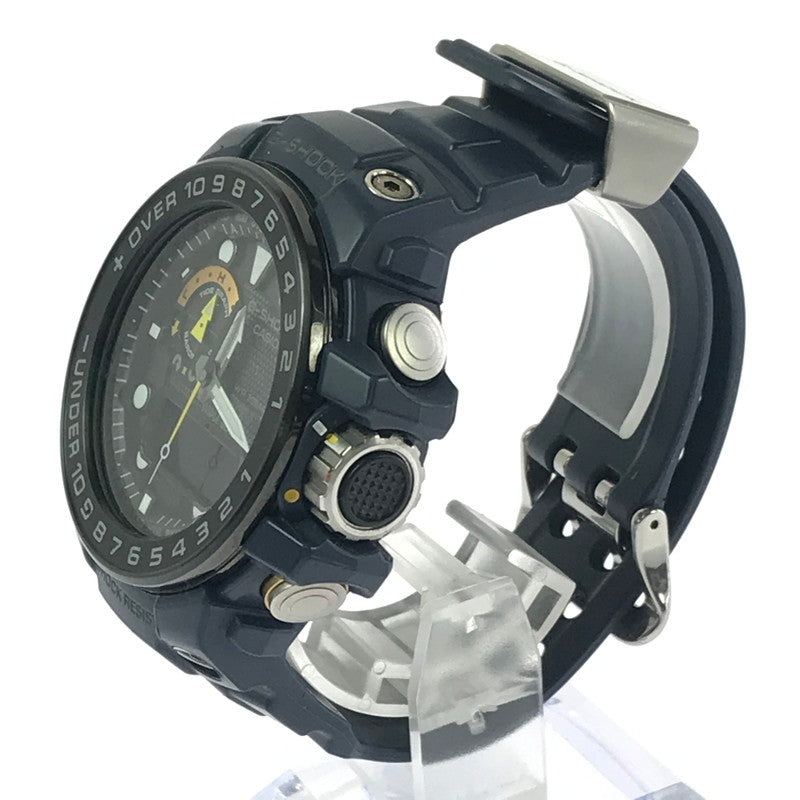 【中古品】【メンズ】 G-SHOCK ジーショック GULFMASTER DIGITAL ANALOGUE TOUGH SOLAR GWN-1000NV-2AJF ガルフマスター デジタル アナログ タフソーラー 腕時計 196-260912-na-06-tagh カラー：ネイビー 万代Net店