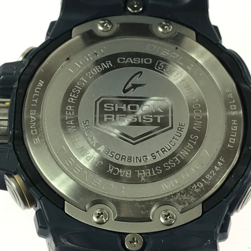 【中古品】【メンズ】 G-SHOCK ジーショック GULFMASTER DIGITAL ANALOGUE TOUGH SOLAR GWN-1000NV-2AJF ガルフマスター デジタル アナログ タフソーラー 腕時計 196-260912-na-06-tagh カラー：ネイビー 万代Net店