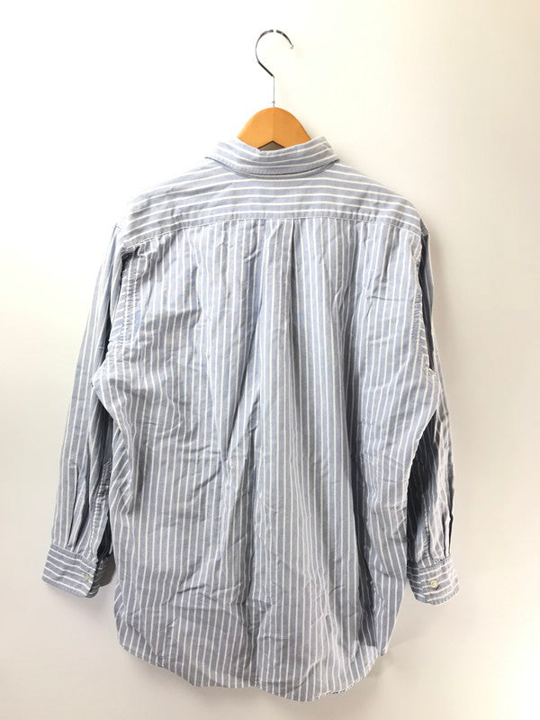【中古品】【メンズ】 L.L.BEAN エルエルビーン 80～90's S/S BD STRIPE SHIRT 80～90年代 ショートスリーブ ボタンダウン ストライプ シャツ トップス 146-260904-rt-46-tagh サイズ：16.5-32 カラー：ブルー 万代Net店