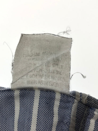 【中古品】【メンズ】 L.L.BEAN エルエルビーン 80～90's S/S BD STRIPE SHIRT 80～90年代 ショートスリーブ ボタンダウン ストライプ シャツ トップス 146-260904-rt-46-tagh サイズ：16.5-32 カラー：ブルー 万代Net店