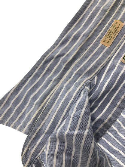 【中古品】【メンズ】 L.L.BEAN エルエルビーン 80～90's S/S BD STRIPE SHIRT 80～90年代 ショートスリーブ ボタンダウン ストライプ シャツ トップス 146-260904-rt-46-tagh サイズ：16.5-32 カラー：ブルー 万代Net店