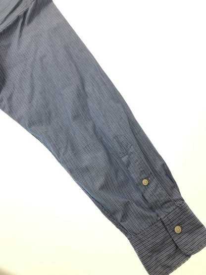 【中古品】【メンズ】 POLO RALPH LAUREN ポロ・ラルフローレン 90's LOWELL STRIPE LS SHIRT BLUE ローウェル ストライプ ロングスリーブ シャツ トップス 146-260904-rt-45-tagh サイズ：16-33 カラー：ブルー 万代Net店