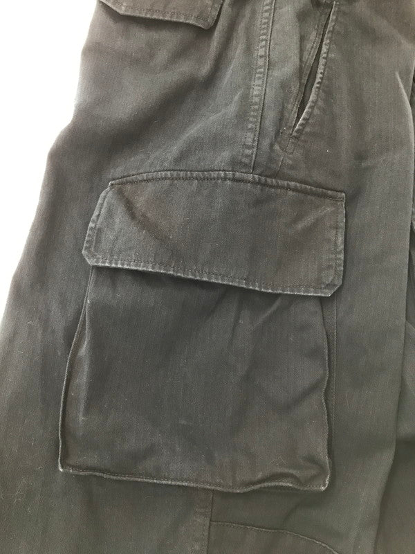 【現状渡し品】【メンズ】 ALIER AIZENAY アリエル アイゼネ M-47 CARGO PANTS BLACK PP282YN カーゴパンツ ボトムス 156-260913-rt-06-tagh サイズ：24 カラー：ブラック 万代Net店