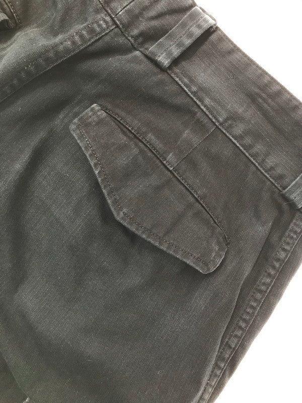 【現状渡し品】【メンズ】 ALIER AIZENAY アリエル アイゼネ M-47 CARGO PANTS BLACK PP282YN カーゴパンツ ボトムス 156-260913-rt-06-tagh サイズ：24 カラー：ブラック 万代Net店