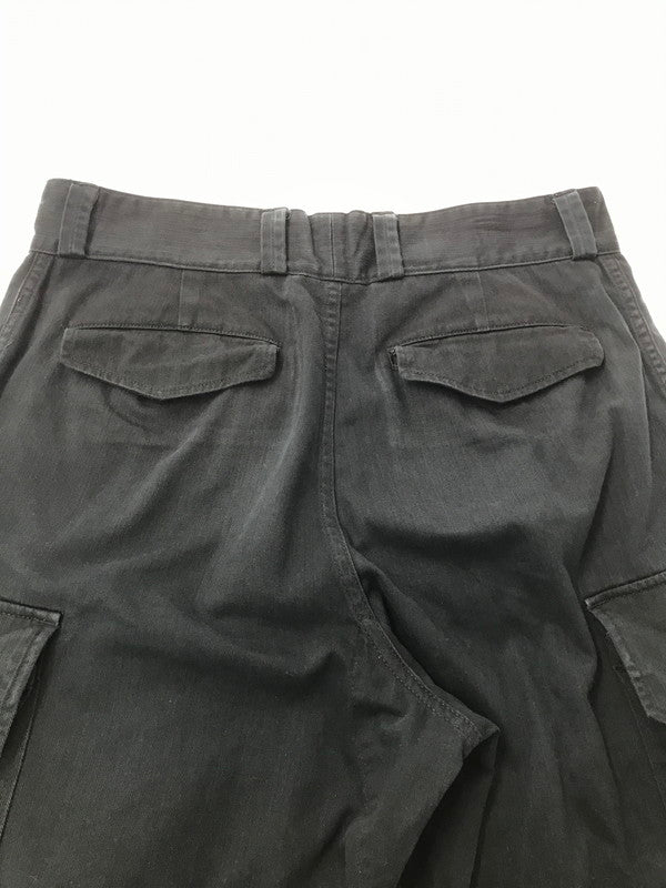 【現状渡し品】【メンズ】 ALIER AIZENAY アリエル アイゼネ M-47 CARGO PANTS BLACK PP282YN カーゴパンツ ボトムス 156-260913-rt-06-tagh サイズ：24 カラー：ブラック 万代Net店
