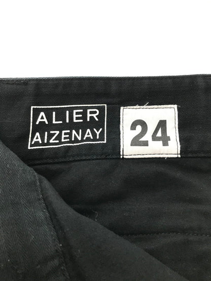【現状渡し品】【メンズ】 ALIER AIZENAY アリエル アイゼネ M-47 CARGO PANTS BLACK PP282YN カーゴパンツ ボトムス 156-260913-rt-06-tagh サイズ：24 カラー：ブラック 万代Net店