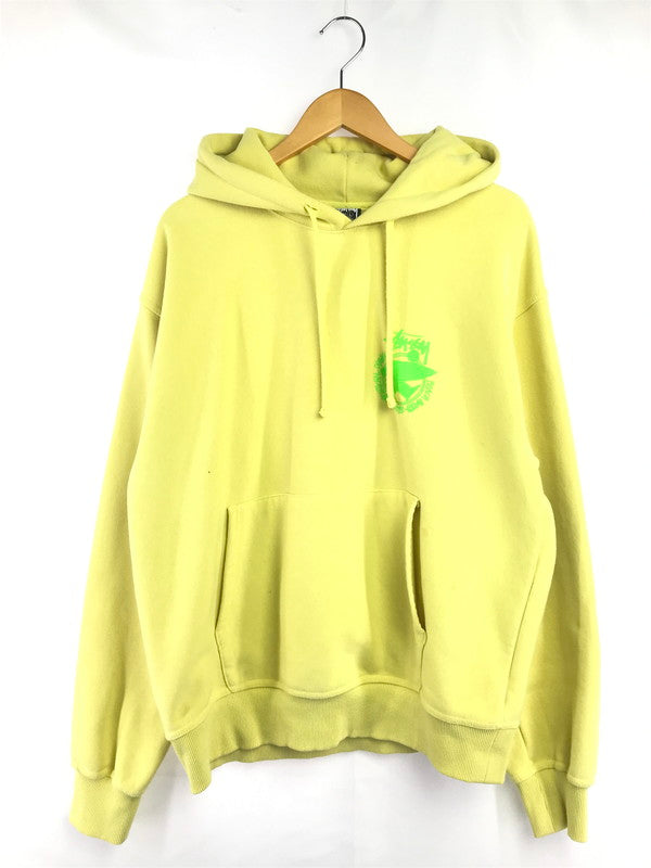 【中古品】【メンズ】 STUSSY ステューシー BEACH ROOTS HOODIE YELLOW 1924800 ビーチ ルーツ フーディー パーカー トップス 142-260906-rt-06-tagh サイズ：L カラー：イエロー 万代Net店
