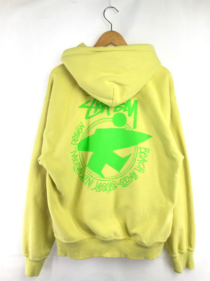 【中古品】【メンズ】 STUSSY ステューシー BEACH ROOTS HOODIE YELLOW 1924800 ビーチ ルーツ フーディー パーカー トップス 142-260906-rt-06-tagh サイズ：L カラー：イエロー 万代Net店