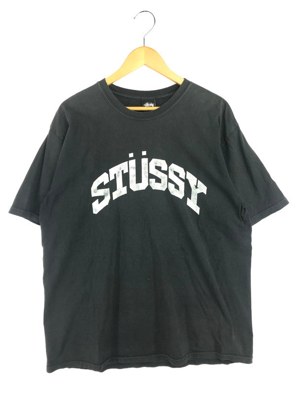 【中古品】【メンズ】 STUSSY ステューシー BLOCK SPORT PIGMENT DYED T-SHIRT ブロック ピグメント ダイ Tシャツ トップス 半袖Tシャツ 142-260906-rt-02-tagh サイズ：L カラー：ブラック 万代Net店
