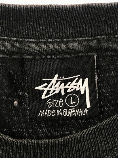 【中古品】【メンズ】 STUSSY ステューシー BLOCK SPORT PIGMENT DYED T-SHIRT ブロック ピグメント ダイ Tシャツ トップス 半袖Tシャツ 142-260906-rt-02-tagh サイズ：L カラー：ブラック 万代Net店