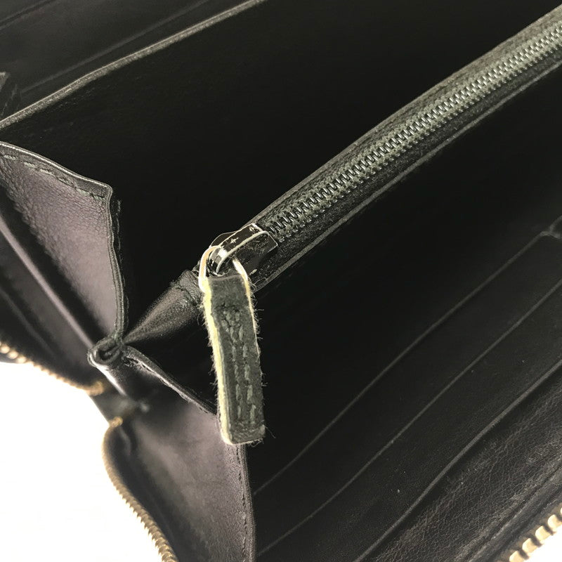 【現状渡し品】【メンズ】 GUCCI グッチ グッチシマ ラウンドファスナー ウォレット 112724 長財布 181-260908-na-12-tagh カラー：ブラック 万代Net店