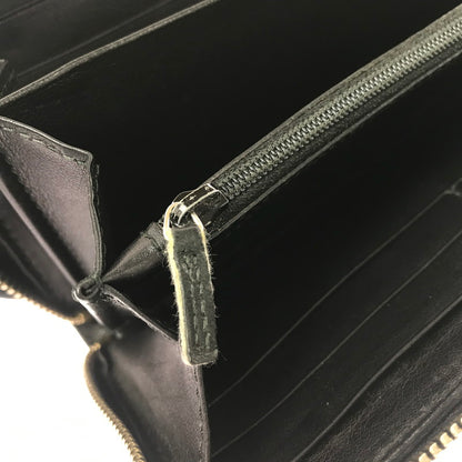 【現状渡し品】【メンズ】 GUCCI グッチ グッチシマ ラウンドファスナー ウォレット 112724 長財布 181-260908-na-12-tagh カラー：ブラック 万代Net店